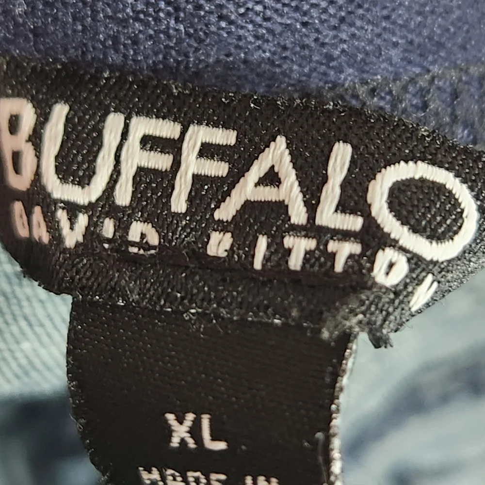 Buffalo David Bitten Blue Elastic Waist Jeggings Size XLarge